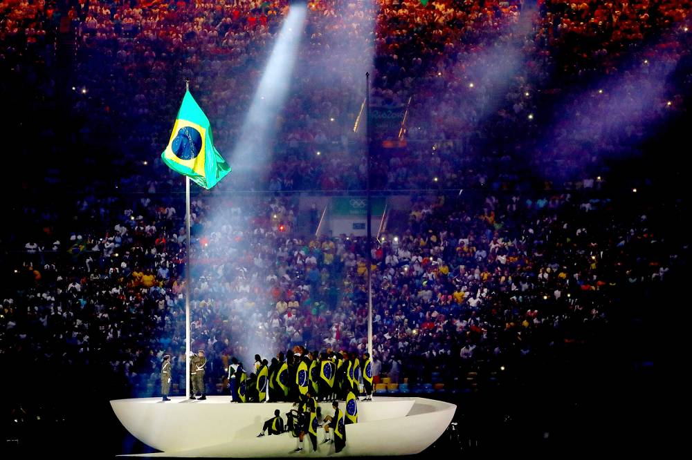 Olympic Opening Ceremony boats