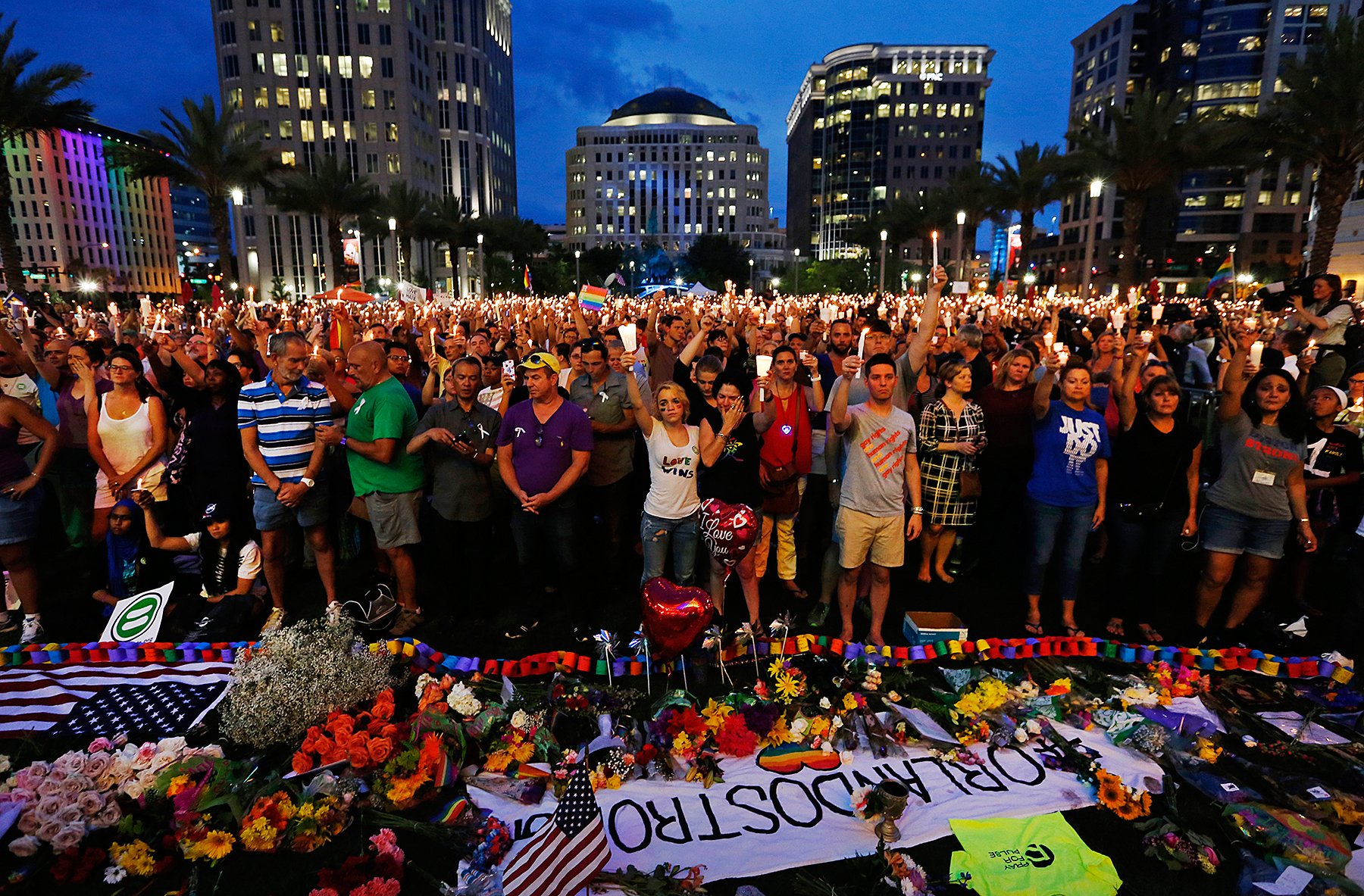 Rally For Orlando Shooting Victims