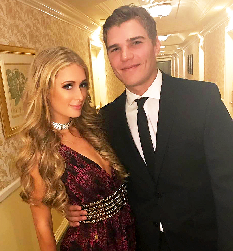 Paris Hilton and Chris Zylka