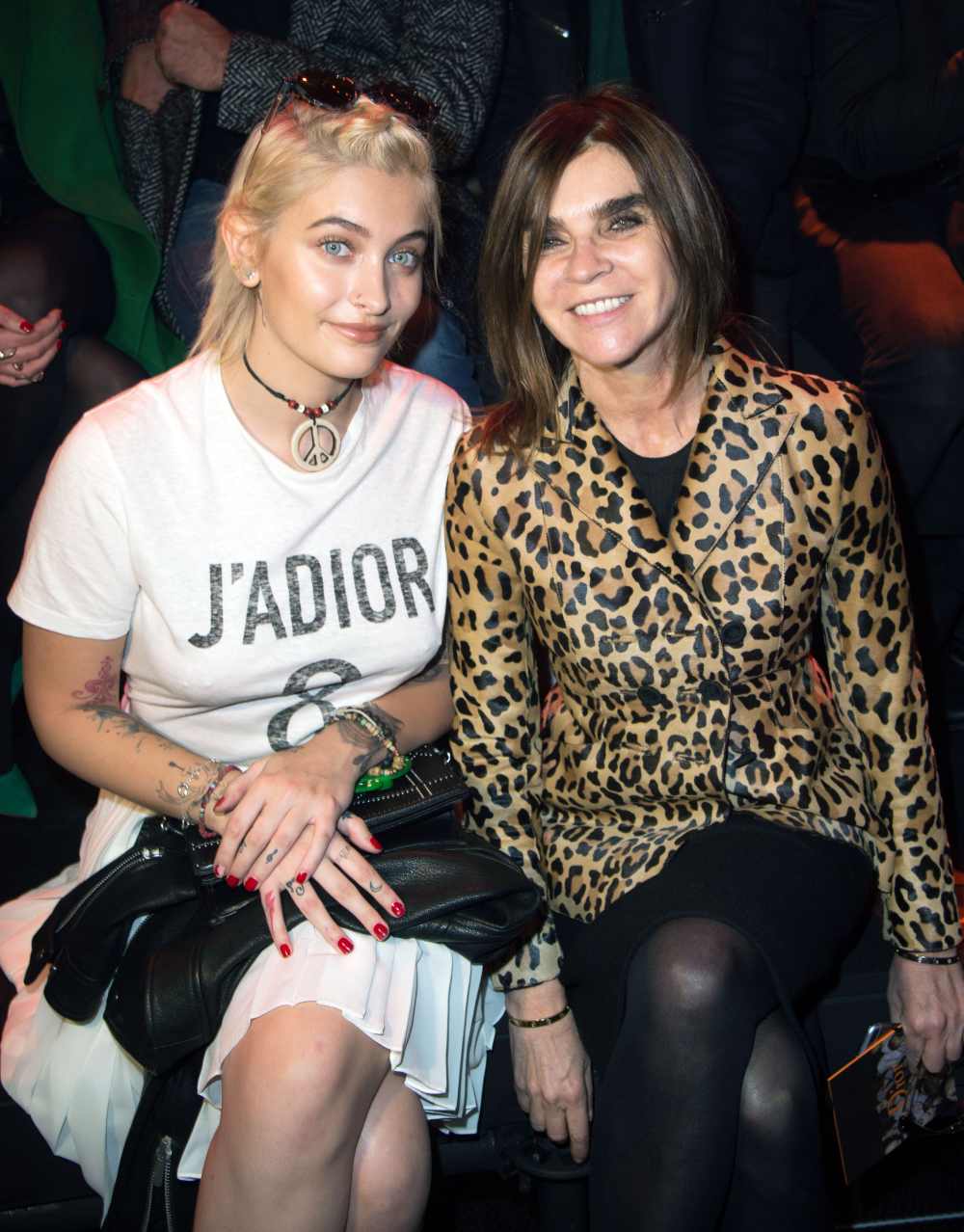 Paris Jackson and Carine Roitfeld