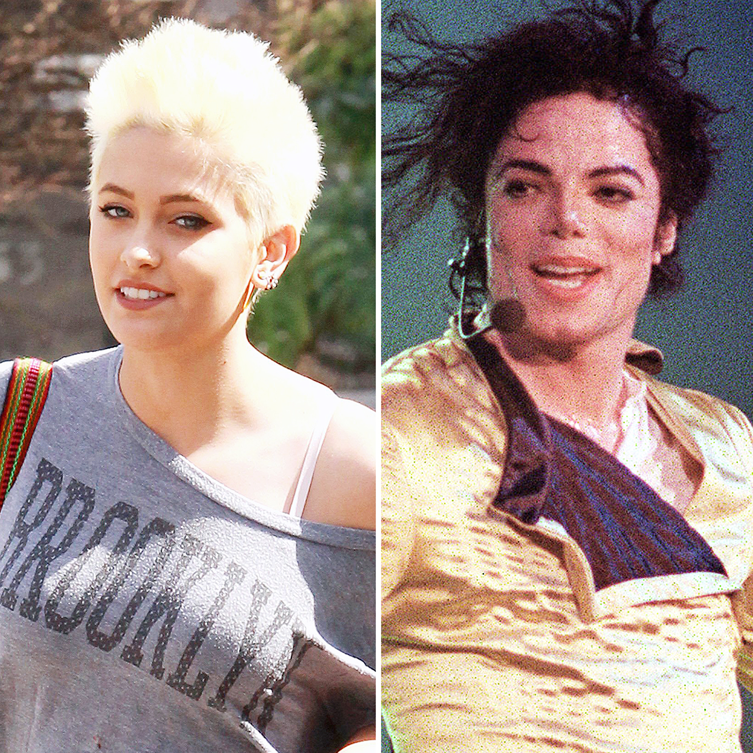 Paris Jackson and Michael Jackson