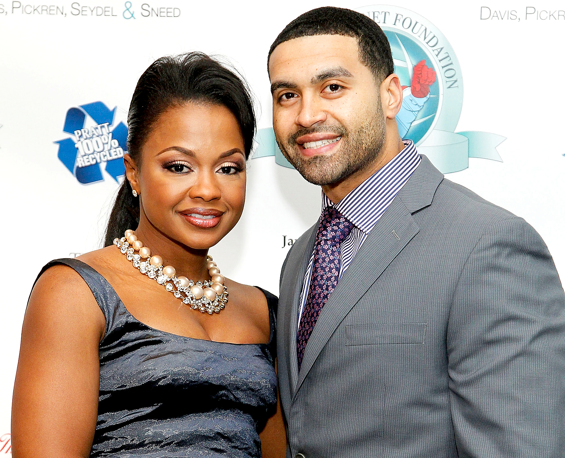 Phaedra Parks and Apollo Nida attend the Captain Planet Foundation Annual benefit gala at the Georgia Aquarium on December 9, 2011 in Atlanta, Georgia.
