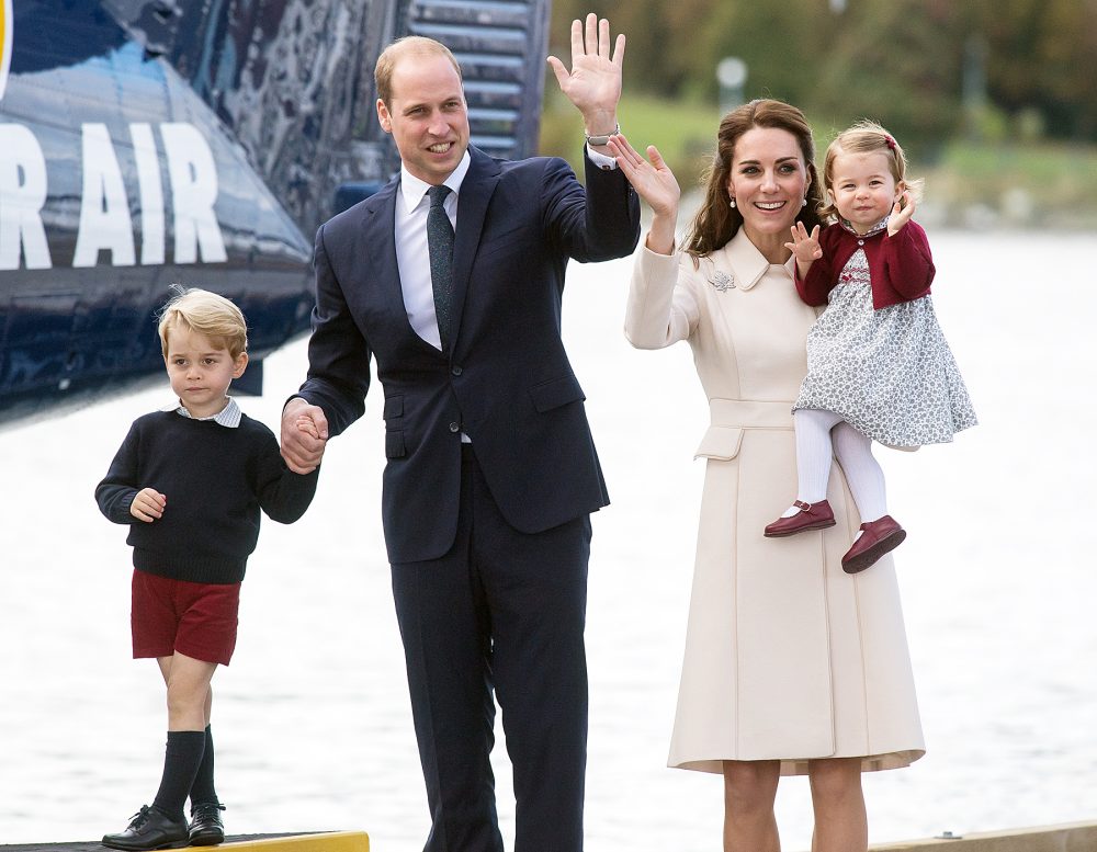 Prince George Prince William Kate Middleton Princess Charlotte