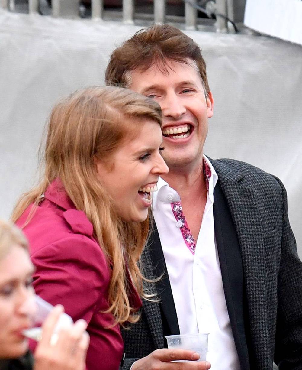 Princess Beatrice and James Blunt