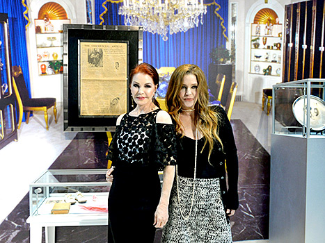 Priscilla Presley and Lisa Marie Presley