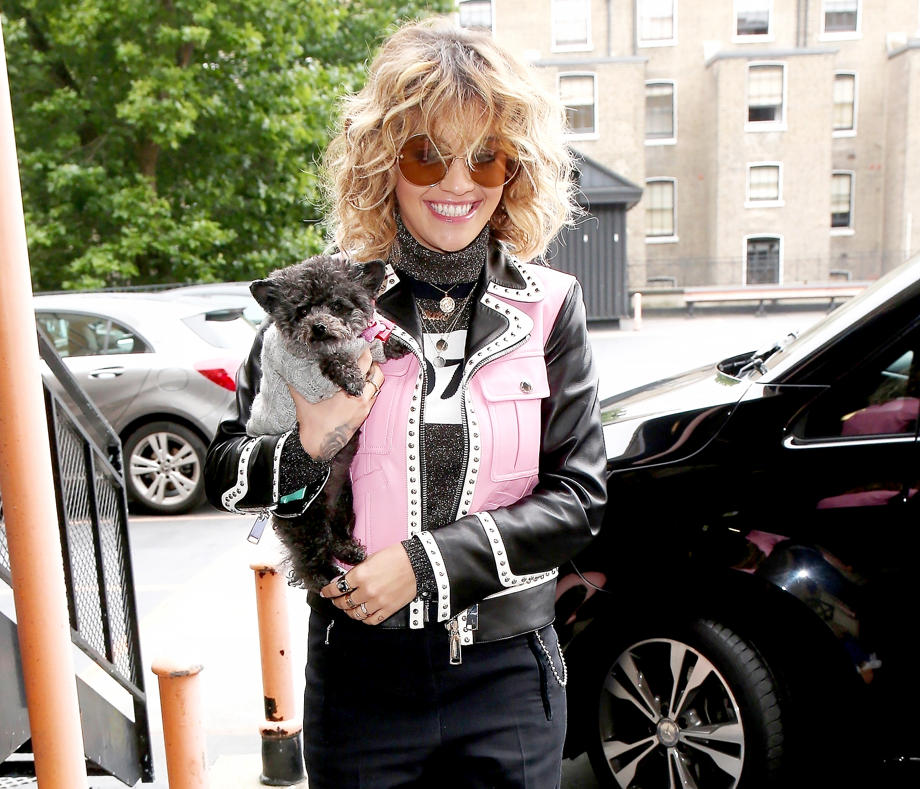 Rita Ora and her dog