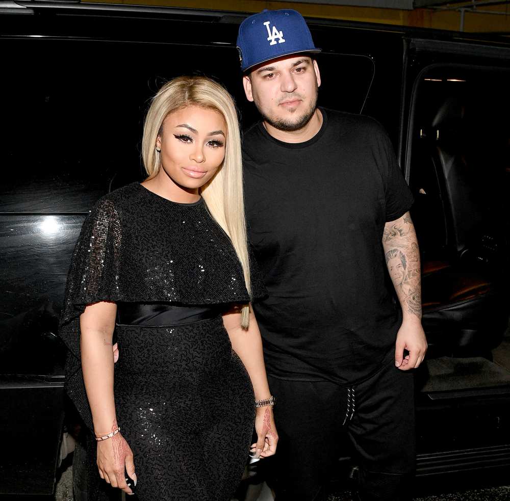 Blac Chyna and Rob Kardashian at Onyx Nightclub on March 27, 2016 in Atlanta, Georgia.