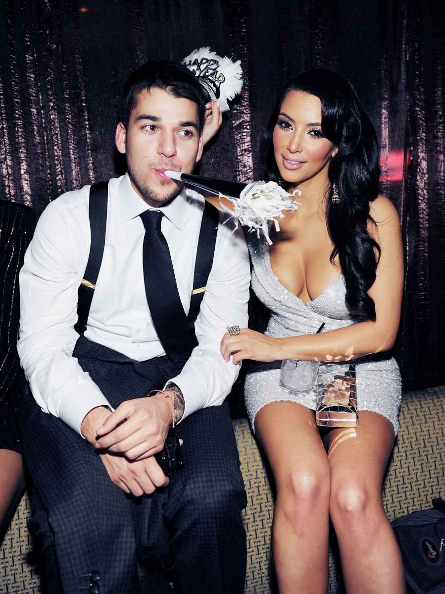 Rob Kardashian and Kim Kardashian