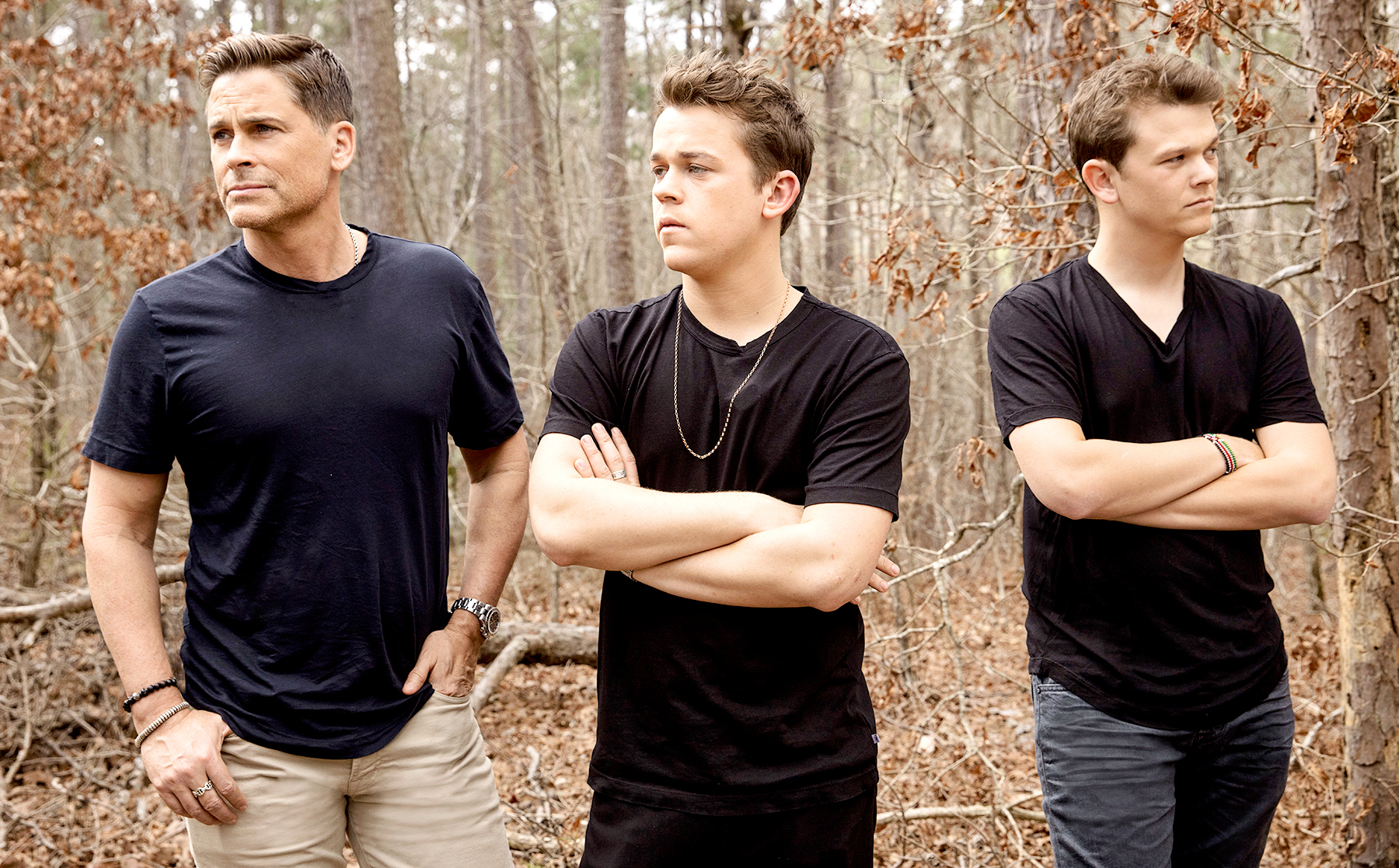 Rob Lowe and his sons John Owen and Matthew star in "The Lowe Files"