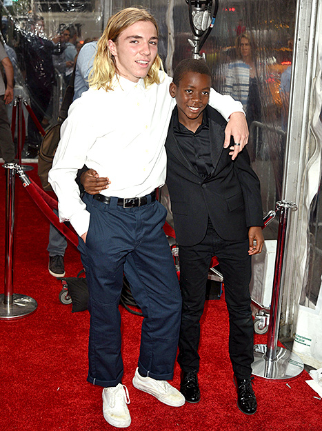 Rocco Ritchie and David Banda