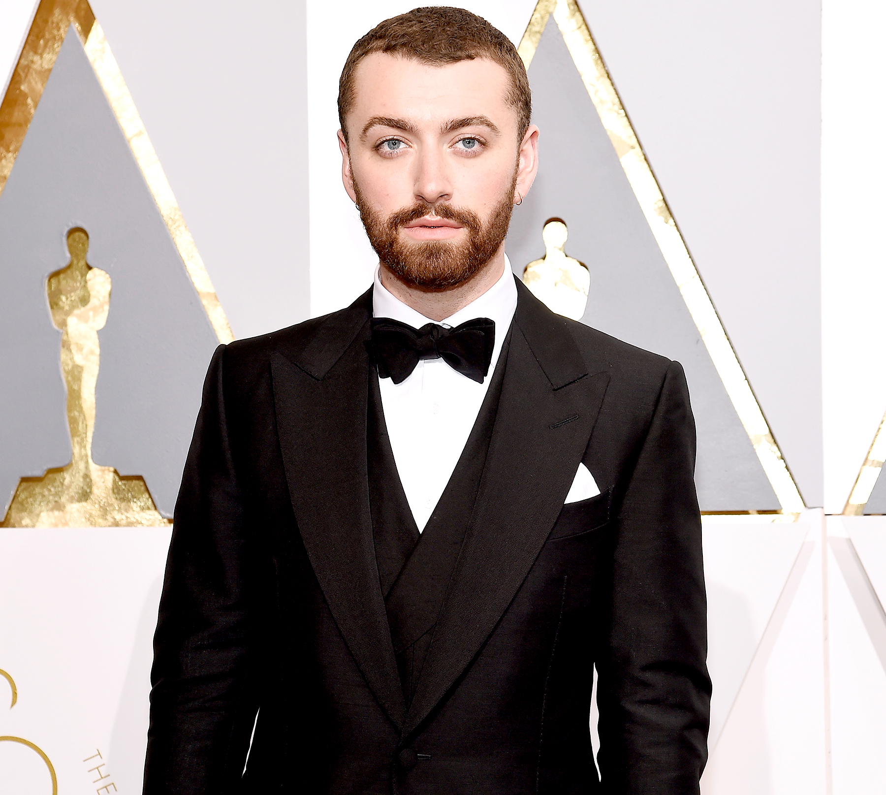 Sam Smith attends the 88th Annual Academy Awards.