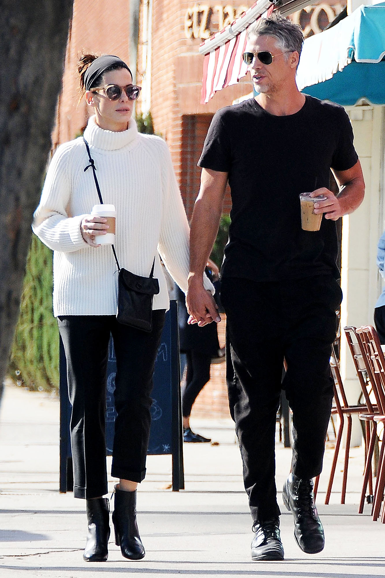 Sandra Bullock and Bryan Randall