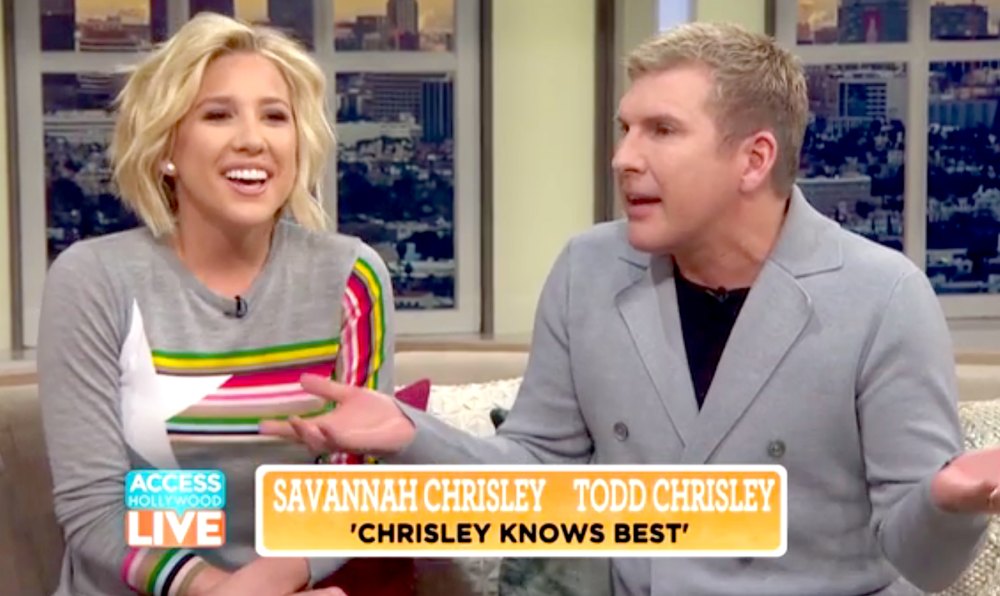 Savannah and Todd Chrisley