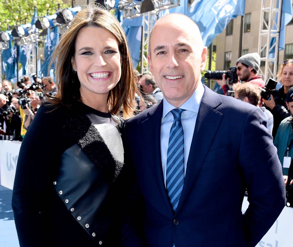 Savannah Guthrie and Matt Lauer