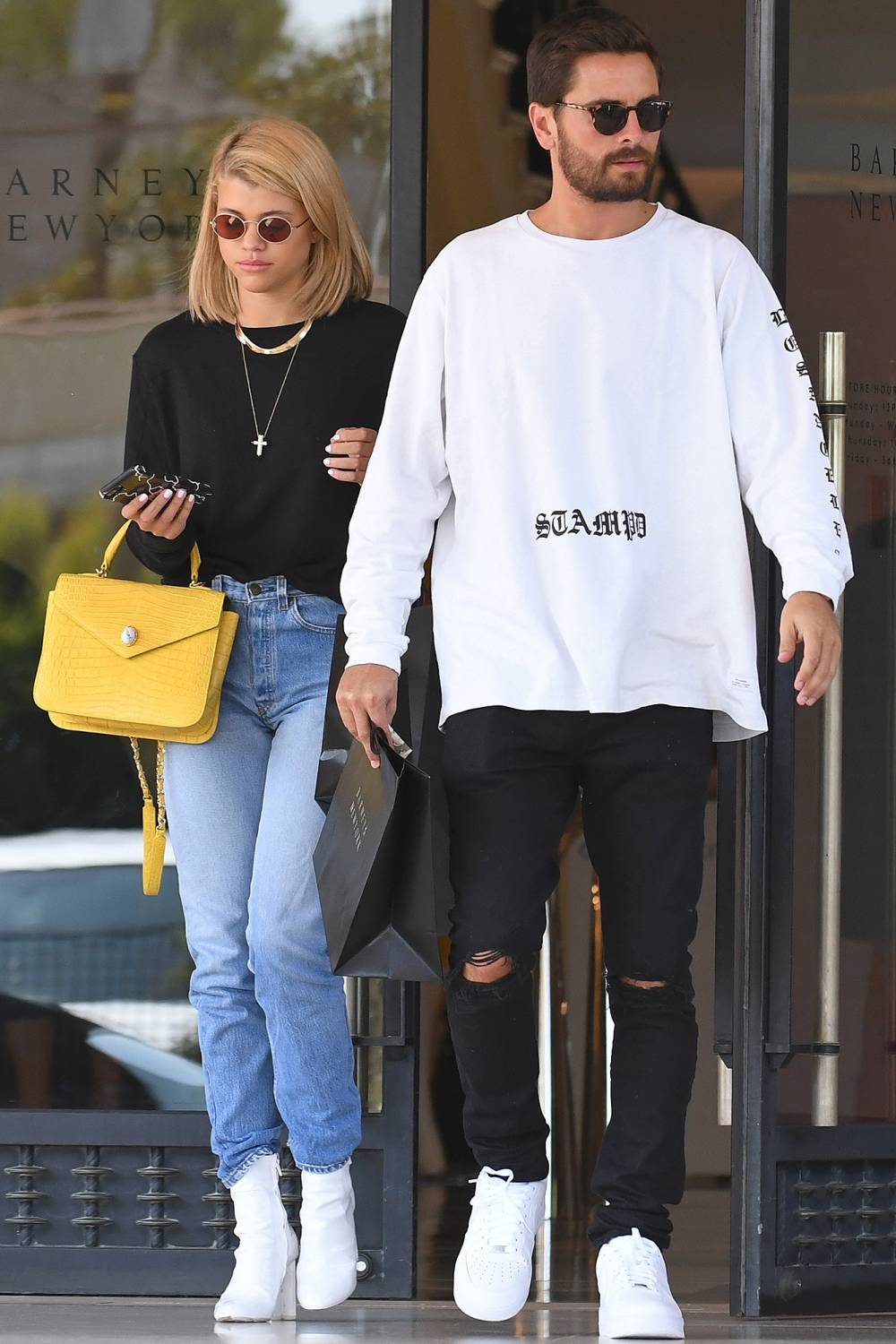 Sofia Richie, Scott Disick, Shopping, Coffee, Date