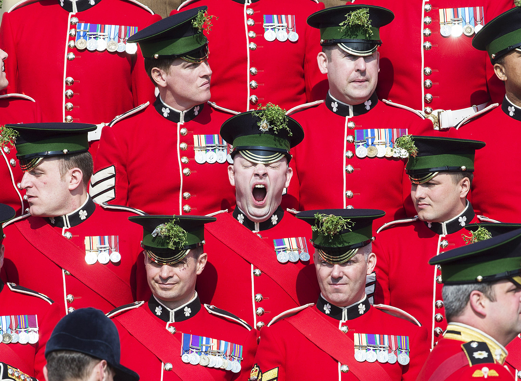 Irish Guard Caught Yawning at St. Patrick’s Day Parade