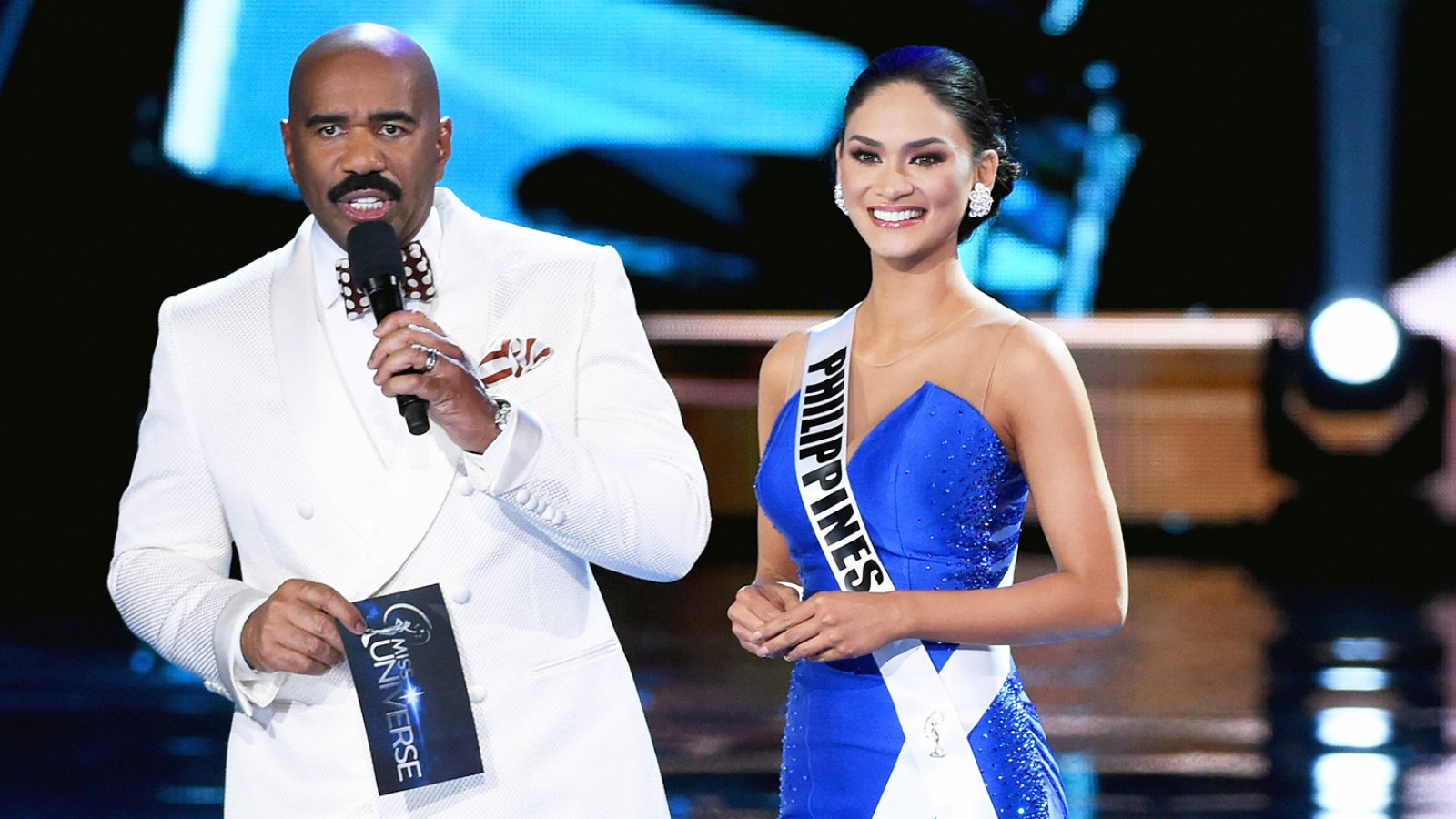 Steve Harvey and Pia Alonzo Wurtzbach