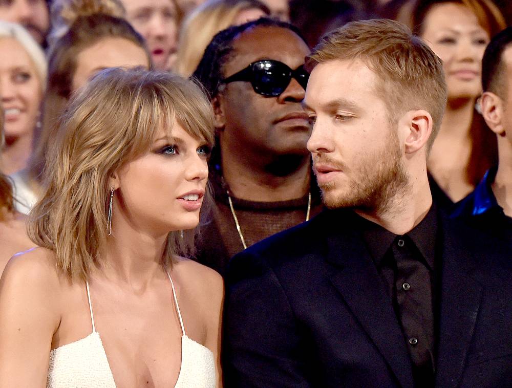 Taylor Swift and Calvin Harris attend the 2015 Billboard Music Awards.