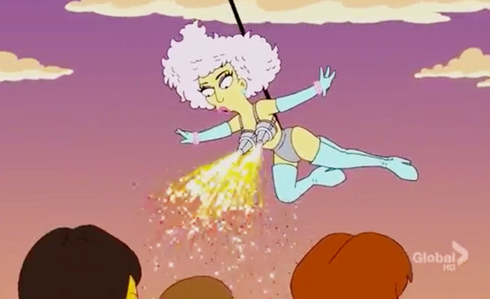 The Simpsons Lady Gaga