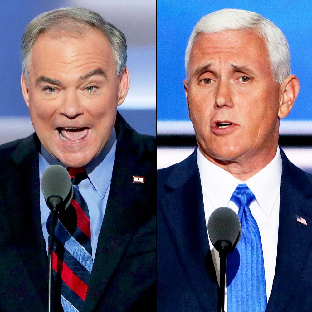 Tim Kaine and Mike Pence