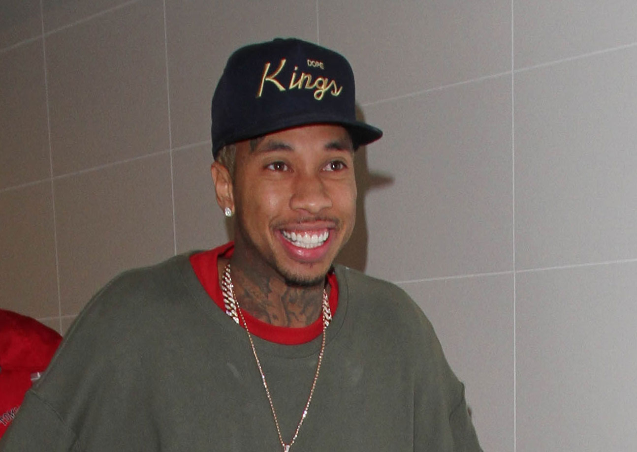 Tyga arriving at LAX earlier this month