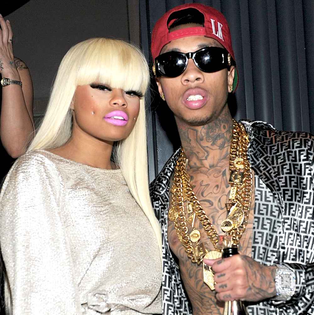 Blac Chyna and Tyga celebrate Tyga's 22nd birthday at Chateau Nightclub & Gardens on Nov. 18, 2011, in Las Vegas, Nev.