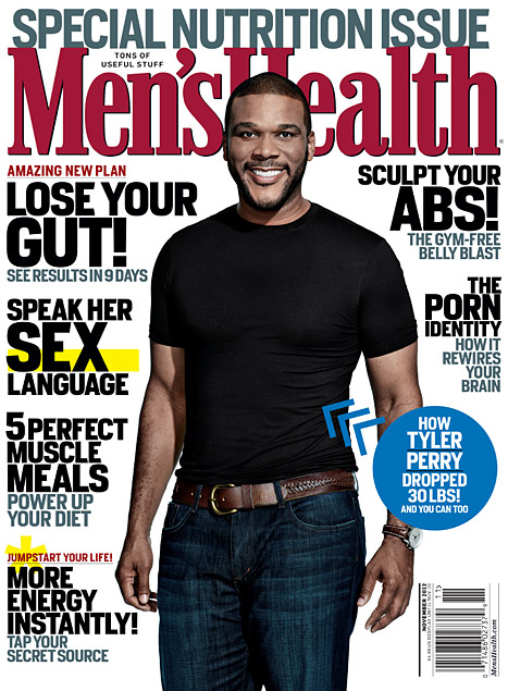 Tyler Perry on Men's Health