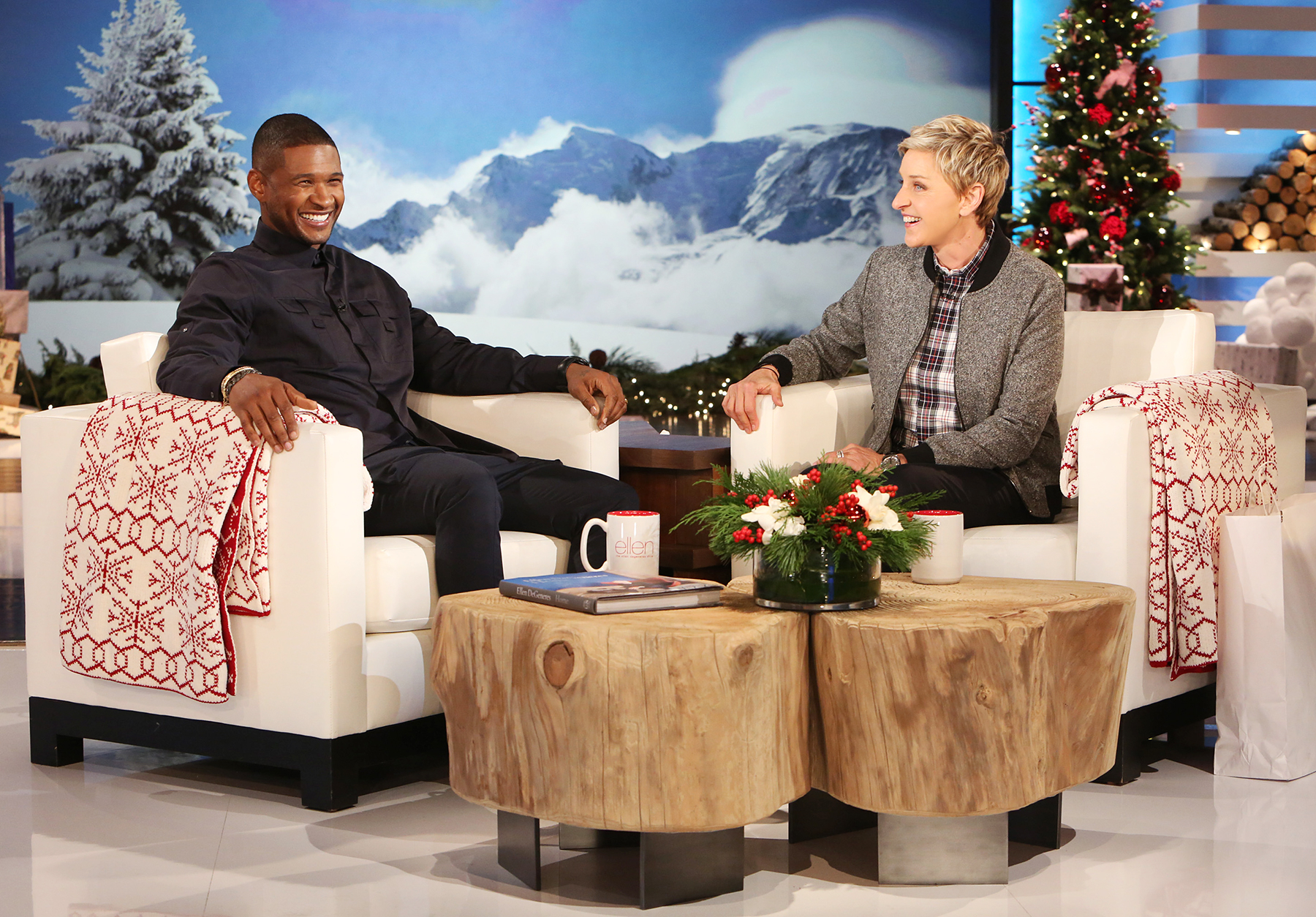 Usher on The Ellen DeGeneres Show