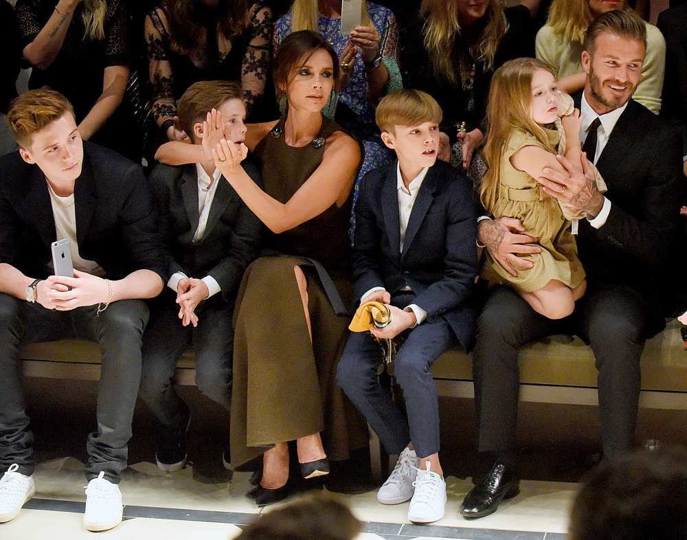 Victoria Beckham David Beckham Brooklyn Cruz Romeo Harper