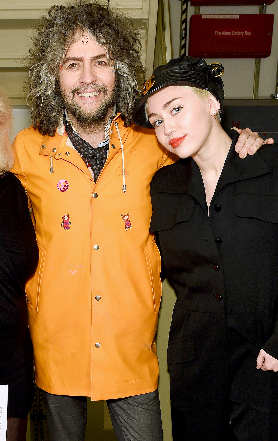Wayne Coyne and Miley Cyrus attend at Carnegie Hall the Tibet House Benefit Concert 2015 on March 5, 2015 in New York City.