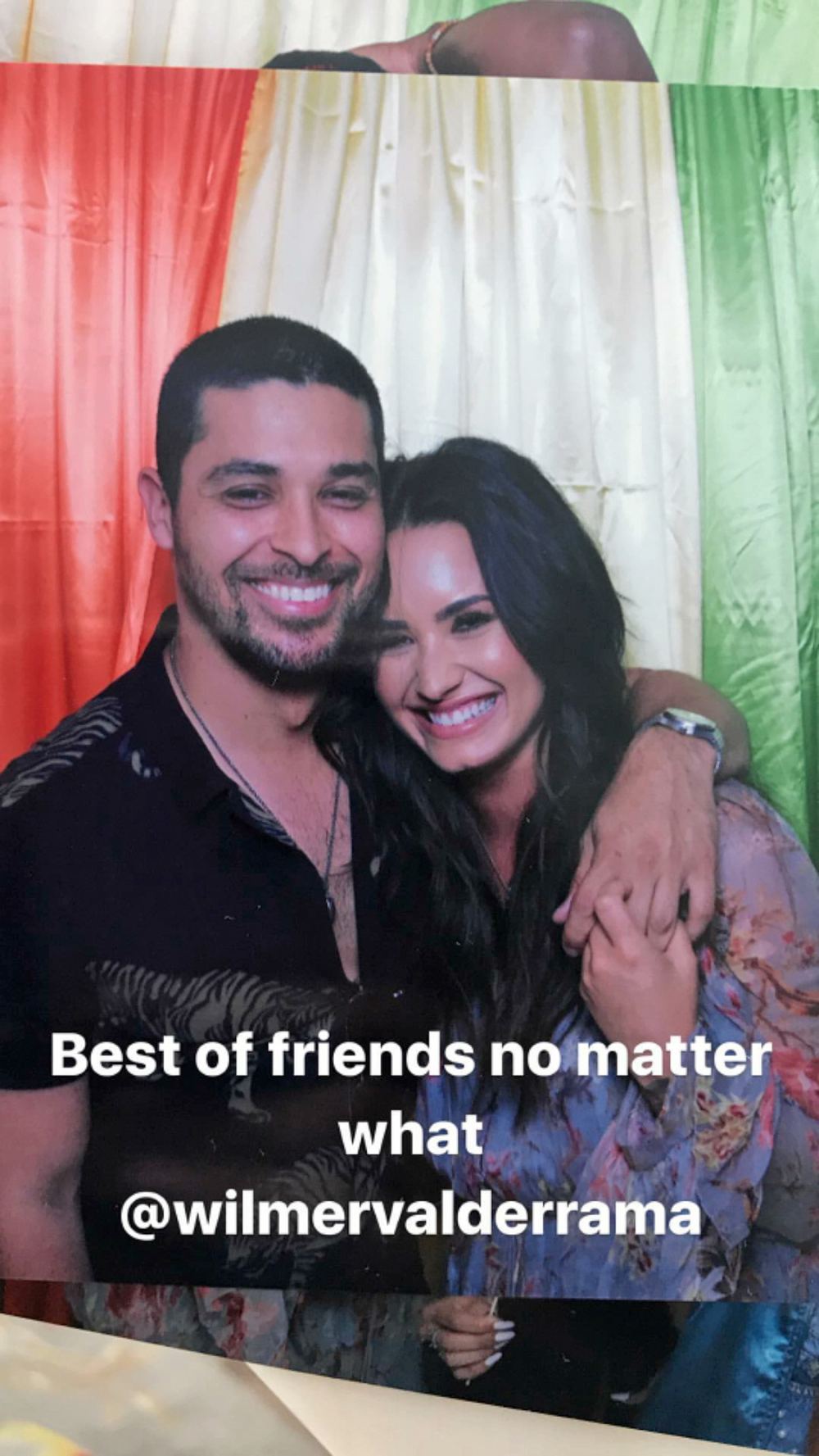 Wilmer Valderrama and Demi Lovato