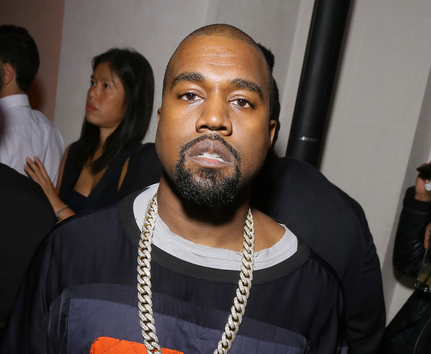 Kanye West attends Vogue 95th Anniversary Party